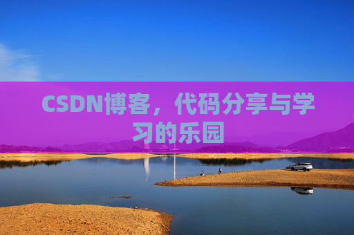 CSDN博客，代码分享与学习的乐园